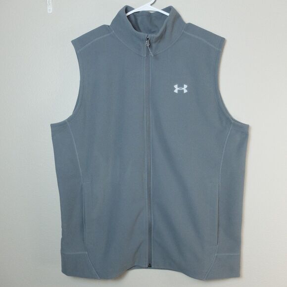 Under Armour Other - Under Armour Gray Offgrid Fleece Vest Size XXL